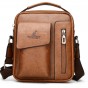 Brand Kangaroo Soft Men Leather Handbags Fashion Men Shoulder Bags For Men Crossbody Bags Small Laptop Men Messenger Bags M021