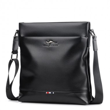 Kangaroo Soft Leather Men Shoulder Bags Laptop Men Crossbody Bags Vintage Men Messenger Bags Fashion Male Bolsa Masculina  M057