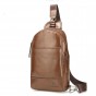 2017 Famous Brand Men Chest Pack Single Shoulder Strap Bags Leather Travel Bag Men Fashion Handbags Rucksack Chest Bags DR096