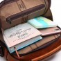 JEEP BULUO Brand Men Messenger Bags Large Capacity Handbag For Man Spliter Leather Shoulder Bag Crossbody Brown Business Casual