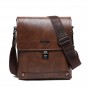 JEEP BULUO Famous Brand Bag Man Business Briefcase Man's High Quality Cow Split Leather Messenger Shoulder Bags Male Totes 5840