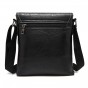 2017 New Fashion Man Bag High Quality Leather Men Messenger Bags Black famous brand Totes Male Shoulder Crossbody Bag 8089