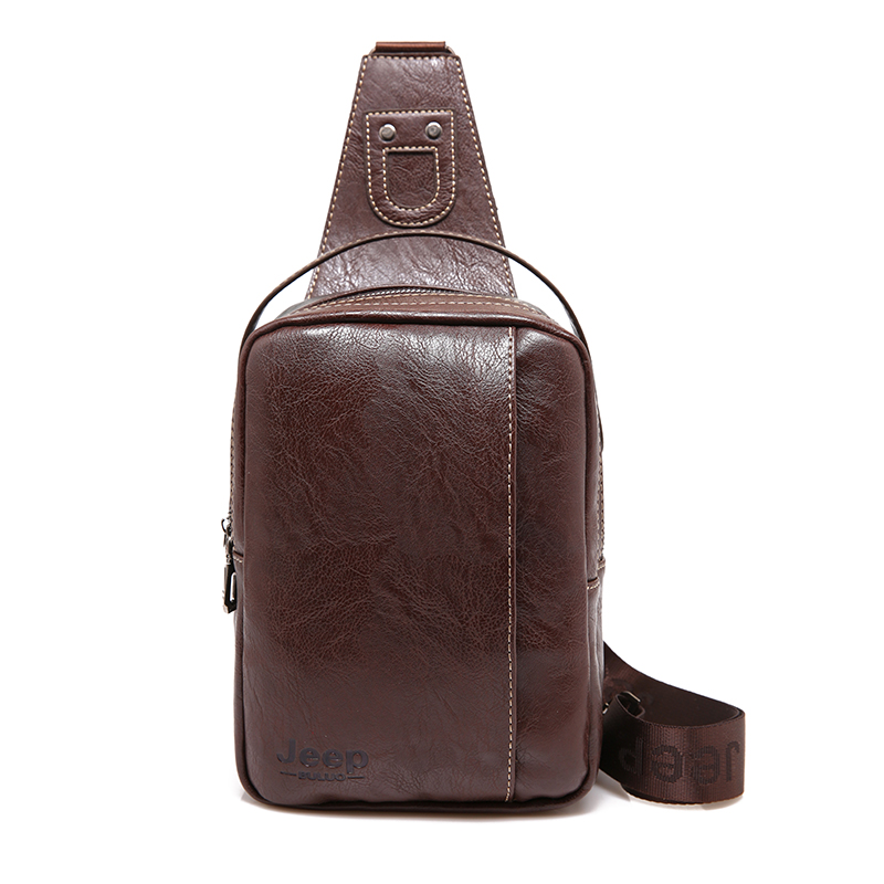 JEEP BULUO Brand Fashion Men Messenger Bags Soft Leather Handbag ...
