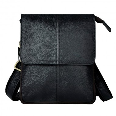 Real Leather Male Multifunction Design One Shoulder Messenger bag fashion Satchel Crossbody Bag 8