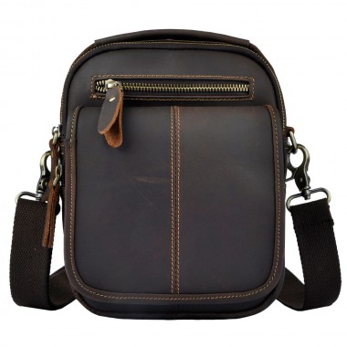 Real Leather Male Multifunction Fashion Messenger bag Casual Design Cross-body One Shoulder bag Satchel Tote School Bag 8025