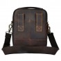 Real Leather Male Multifunction Fashion Messenger bag Casual Design Cross-body One Shoulder bag Satchel Tote School Bag 8025