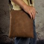 Crazy Horse Leather Male Designer Casual Shoulder Messenger bag Fashion Mochila Crossbody Bag Tablet A4 Book Satchel bag 3228