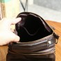 Quality Leather Male Casual Design Shoulder Messenger bag Cowhide Fashion Cross-body Bag 8