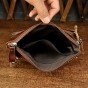 Real Leather Male Fashion messenger bag cowhide Casual Design Crossbody One Shoulder bag School Book Bag 305