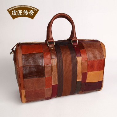 Men Original Leather Fashion Casual British Duffle Travel Luggage Bag Male Designer Suitcase Messenger Shoulder Tote Bag 803165