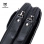 BULLCAPTAIN Men Waist Packs Genuine Leather Vintage Travel Cell Phone Bags Small Waist Bags Fanny Pack Belt Bag For Men NCZ058