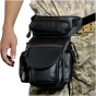 Genuine Leather Men Design Casual Messenger Shoulder Sling Bag Fashion Multifunction Waist Belt Pack Drop Leg Bag Pouch 3109