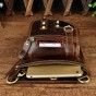 Original Leather Multifunction Men Travel Shoulder Crossbody Messenger Bag Hook Belt Waist Pack Drop Leg Bag Phone Case 2141c