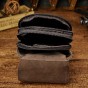 Original Quality Leather Men Design Casual Daily Use Small Hook Waist Belt Bag Fashion Male Phone Cigarette Case Pouch 6185g