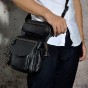 Original Leather Men Design Casual Messenger Shoulder Sling Bag Fashion Multifunction Waist Belt Pack Drop Leg Bag Pouch 3109b