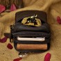 Genuine Leather men Casual Design Small Waist Bag Pouch Cowhide Fashion Hook Waist Belt Pack Cigarette Case Phone Pouch 6546b