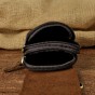 Real Leather men Casual Design Small Waist Bag Pouch Cowhide Fashion Hook Waist Belt Pack Cigarette Case Phone Pouch 011