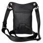 Leather Men Design Casual Daily Messenger Shoulder Bag Fashion Multifunction Waist Belt Pack Drop Leg Bag Tablets Pouch 211-11b