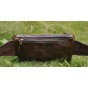Top Quality Genuine Real Leather Cowhide men vintage Coffer Waist Chest Pack Bag  811-49