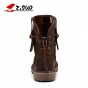 Z. Suo women 's boots, fashionable women's leather boots, cylinder in woman western leisure fashion winter boots. zs992