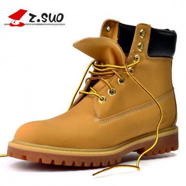 Z. Suo men's boots, the new autumn and winter high fashion vintage boots, with pure color, round, tendon soles 10061
