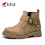 Z. Suo men's boots,head layer cowhide boots,tooling buckles set mouth boots male restoring ancient ways botas hombre zs337
