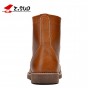 Z. Suo men's boots, fashion retro leather high-top boots, high quality cowhide  boots. Botas hombre zs16700