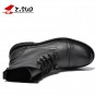 Z.Suo men's boots. Leather mens  boots, brand fashion winter high-quality boots man, erkek BOT ZSGTY16056