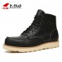 Z. Suo fashion men's boots,breathable cow leather boots male winter,cylinder in the leisure Man boots,Botas DE cuero Man ZS18118