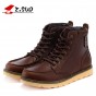 Z. Suo men boots. Head layer cowhide fashion  boots male,cylinder in pure color with men casual boots,botas hombre zs15086