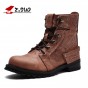 Z. Suo men boots. Head layer cowhide leisure fashion man  boots, leather with retro men's boots, botas hombre zs15168