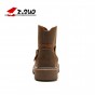 Z. Suo women 's boots, leather boots, both women and women in western ancient looping buckles canister boots woman, zs1308