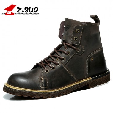 Z. Suo men 's boots, high quality leather fashion tooling boots man, leisure fashion qiu dong man  boots. zs0213