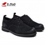 Z. Suo men's shoes, spring and summer fashion men's casual shoes, ankle solid color retro lace shoes. ZS18006