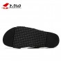Z. Suo Men's Leather Sandals 2018 Summer Leisure Fashion Beach Shoes Waterproof Non-slip Flat Slippers Slide Male Footwear 19602