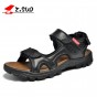 Z. Suo men's Sandals,leisure fashion Beach shoes,Rubber sole Non-slip male Slippers sandals.Sandalias DE cuero DE los hombres